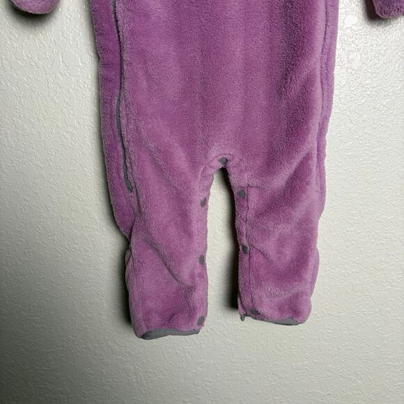 The North Face Full Body Buttery Fleece Bunting Suit Baby Size  6-12 Months - Picture 2 of 9